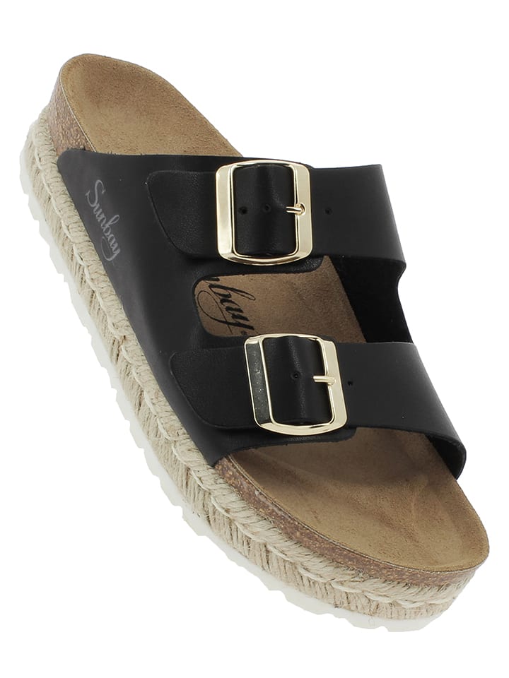 Sunbay Klapki "Orange" w kolorze czarnym rozmiar: 38