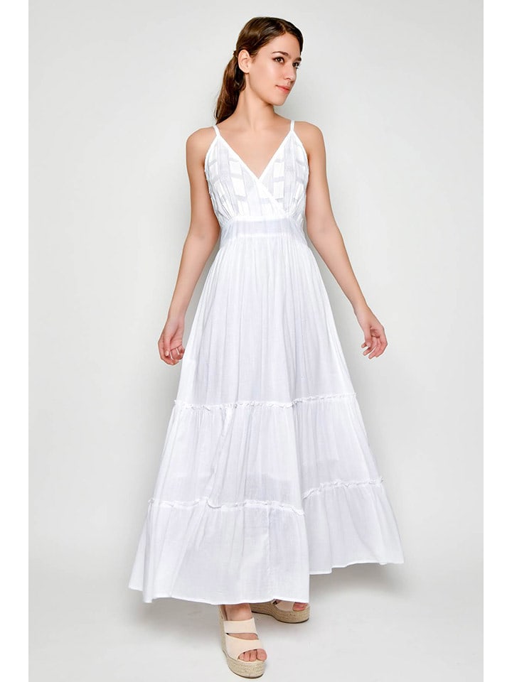 H.H.G. Sukienka w kolorze białym rozmiar: M