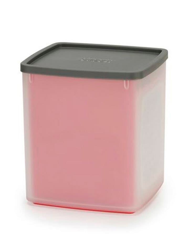 JosephJoseph Pojemnik w kolorze czerwono-szarym z tarką - 10 x 12 x 10 cm rozmiar: onesize