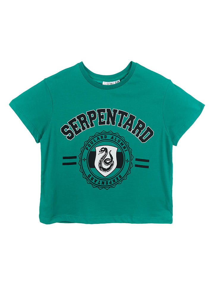 Harry Potter Koszulka "Harry Potter" w kolorze zielonym rozmiar: 164