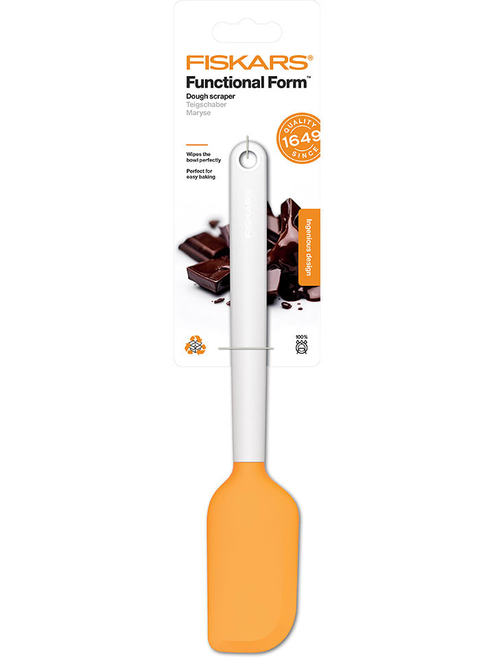 Fiskars Szpatułka w kolorze biało-pomarańczowym do ciasta - dł. 34 cm rozmiar: onesize