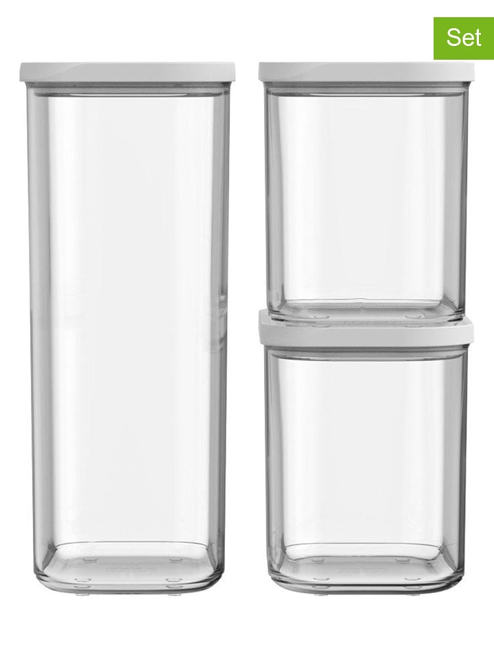 Mepal Pojemniki (3 szt.) w kolorze białym rozmiar: onesize