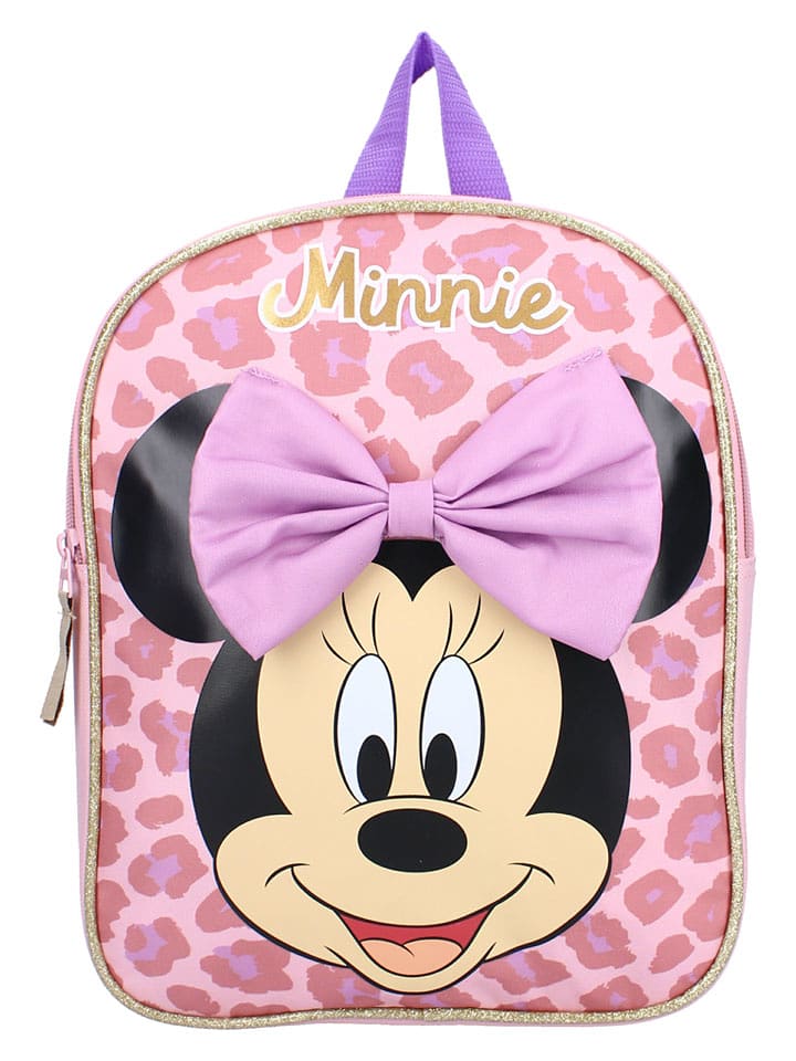 MINNIE MOUSE Plecak "Minnie Mouse Real Cool" w kolorze jasnoróżowym - 26 x 32 x 11 cm rozmiar: onesize