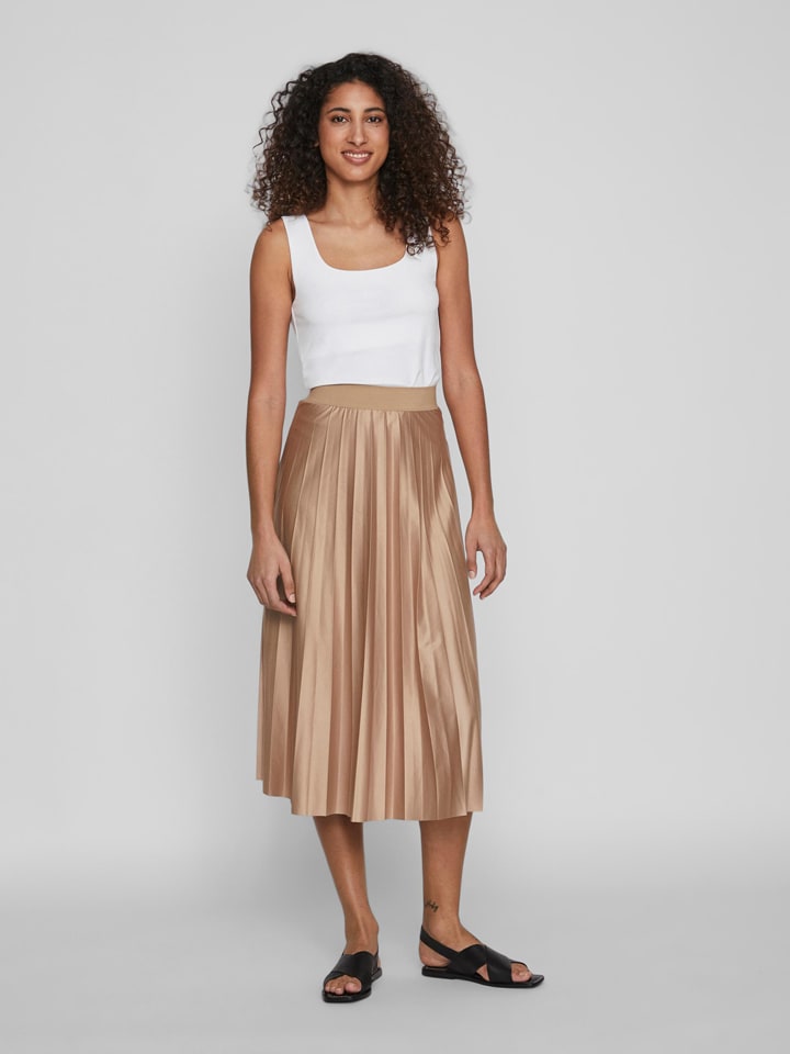 Vila Spódnica "Nitban" w kolorze beżowym rozmiar: L