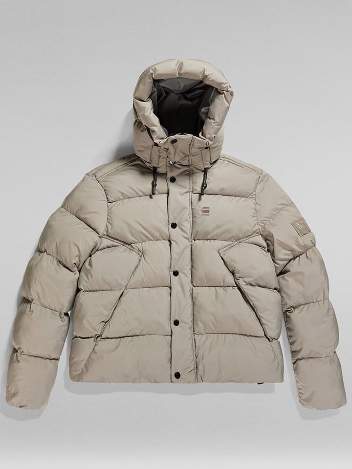 G-Star Kurtka pikowana w kolorze szarym rozmiar: S