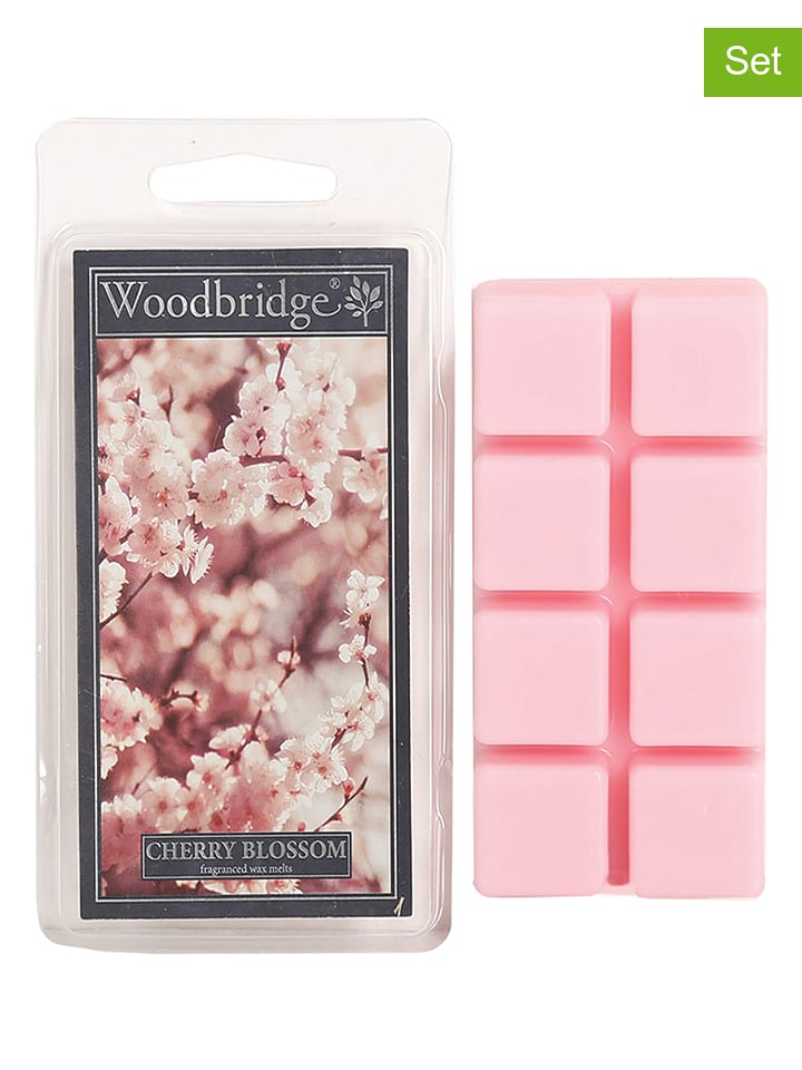 Woodbridge Wosk zapachowy (2 szt.) "Cherry Blossom" w kolorze jasnoróżowym - 2 x 68 g rozmiar: onesize