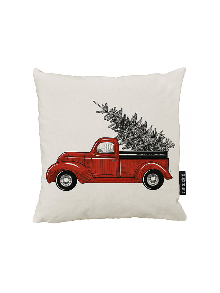 Butter Kings Poszewka "Christmas truck" ze wzorem na poduszkę - 45 x 45 cm rozmiar: onesize