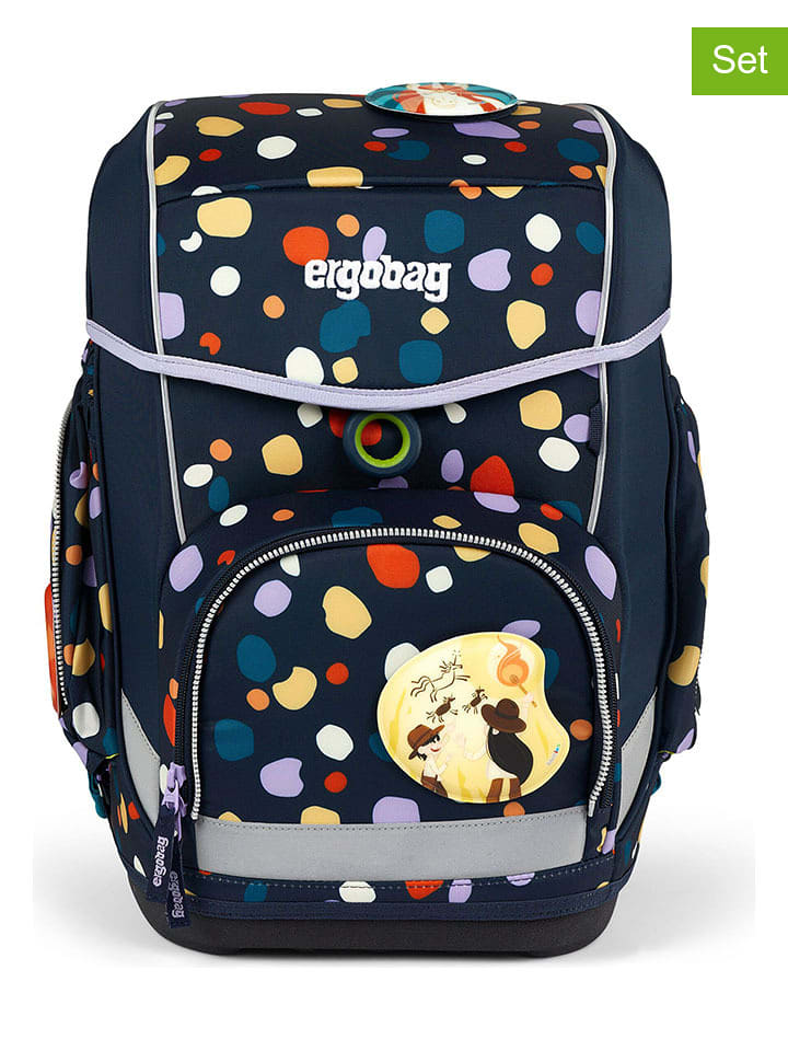 Ergobag 6-częściowy zestaw szkolny w kolorze granatowym rozmiar: onesize
