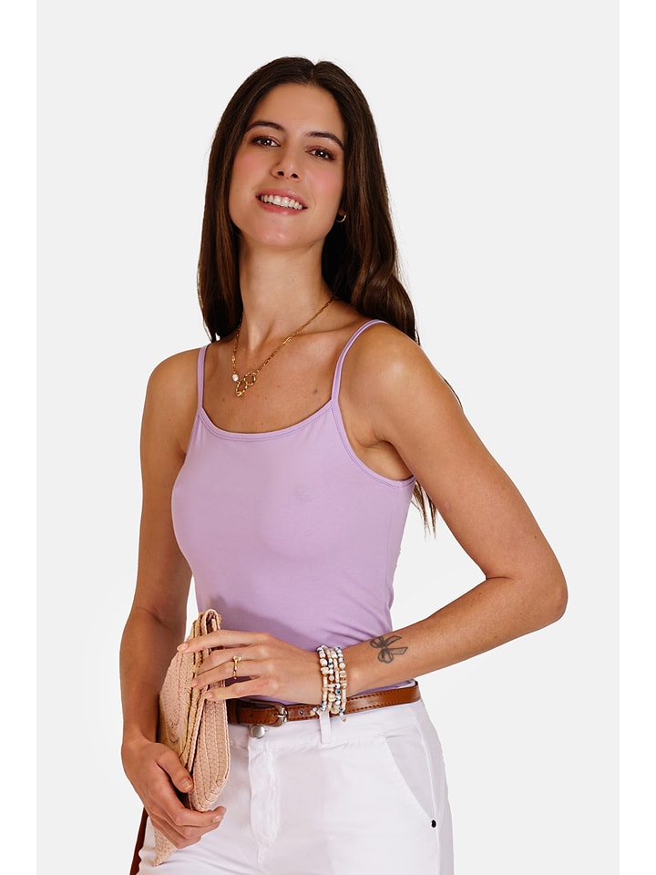 ASSUILI Top w kolorze lawendowym rozmiar: 38