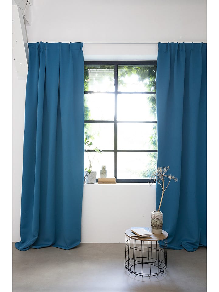 Lifa Living Zasłona w kolorze niebieskim rozmiar: 150x250 cm