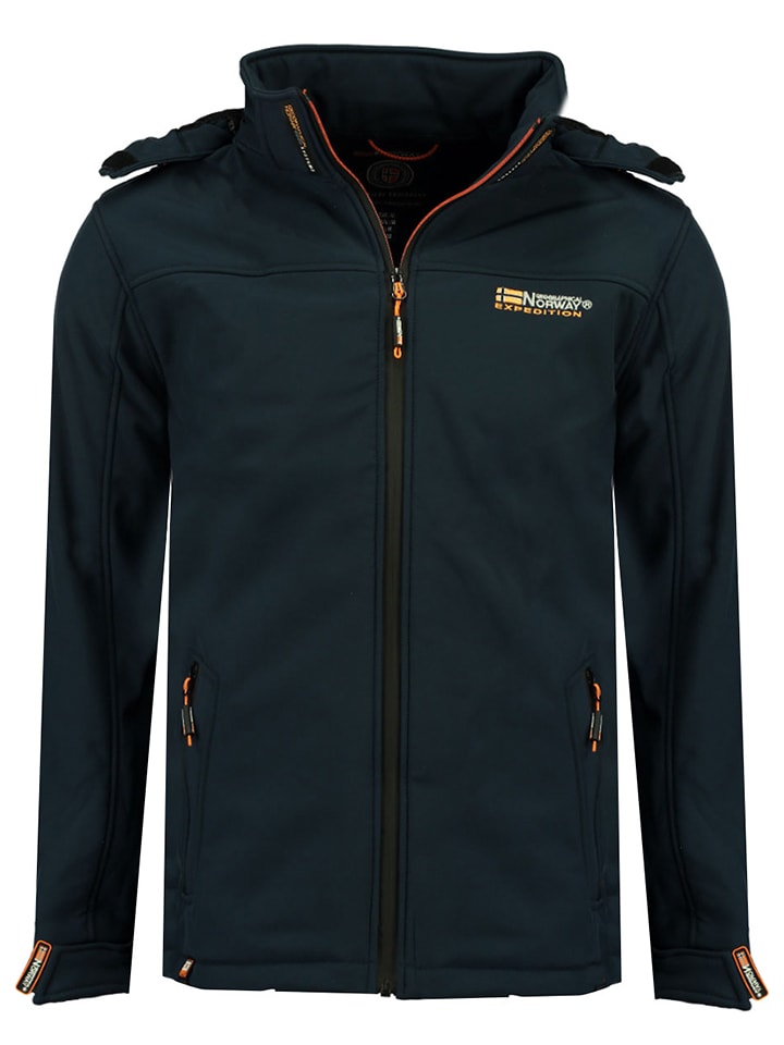 Geographical Norway Kurtka softshellowa "Takeni" w kolorze granatowym rozmiar: 128