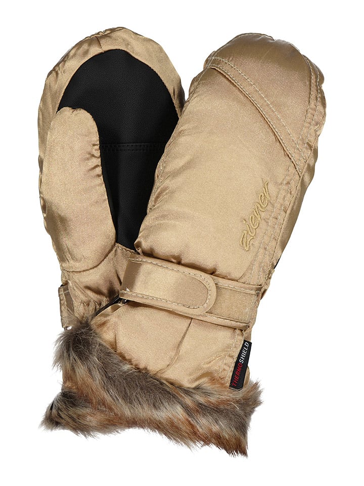 Ziener Rękawiczki w kolorze beżowym rozmiar: 4,5