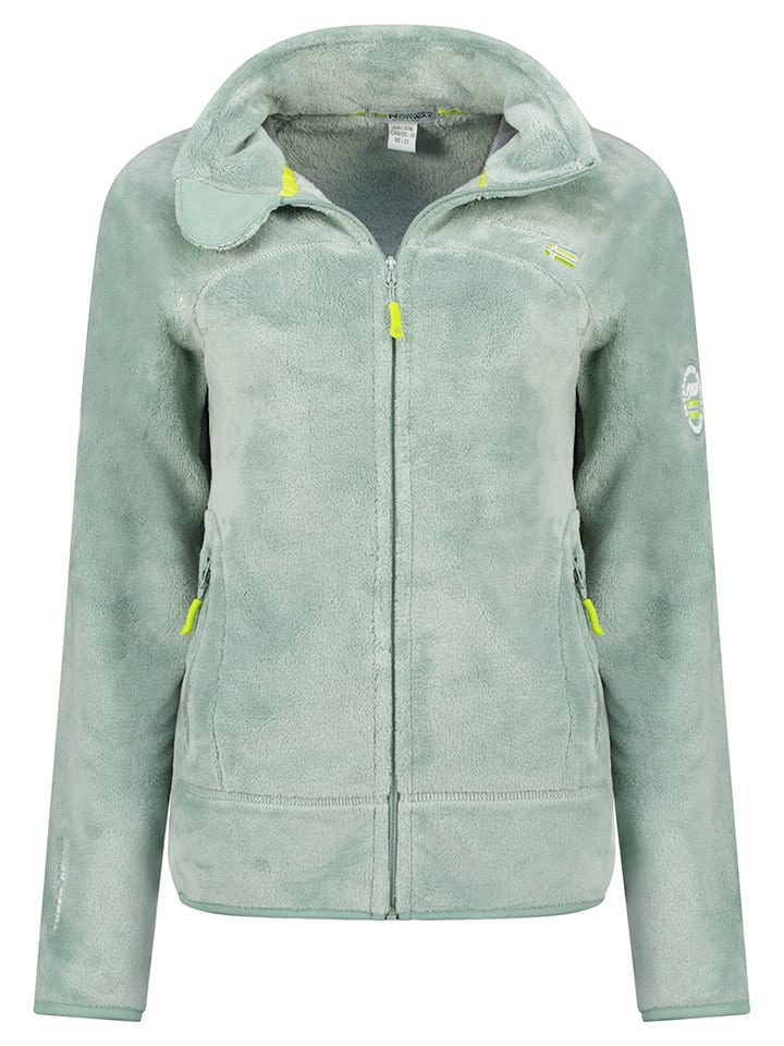 Geographical Norway Kurtka polarowa "Upaline" w kolorze zielonym rozmiar: 176