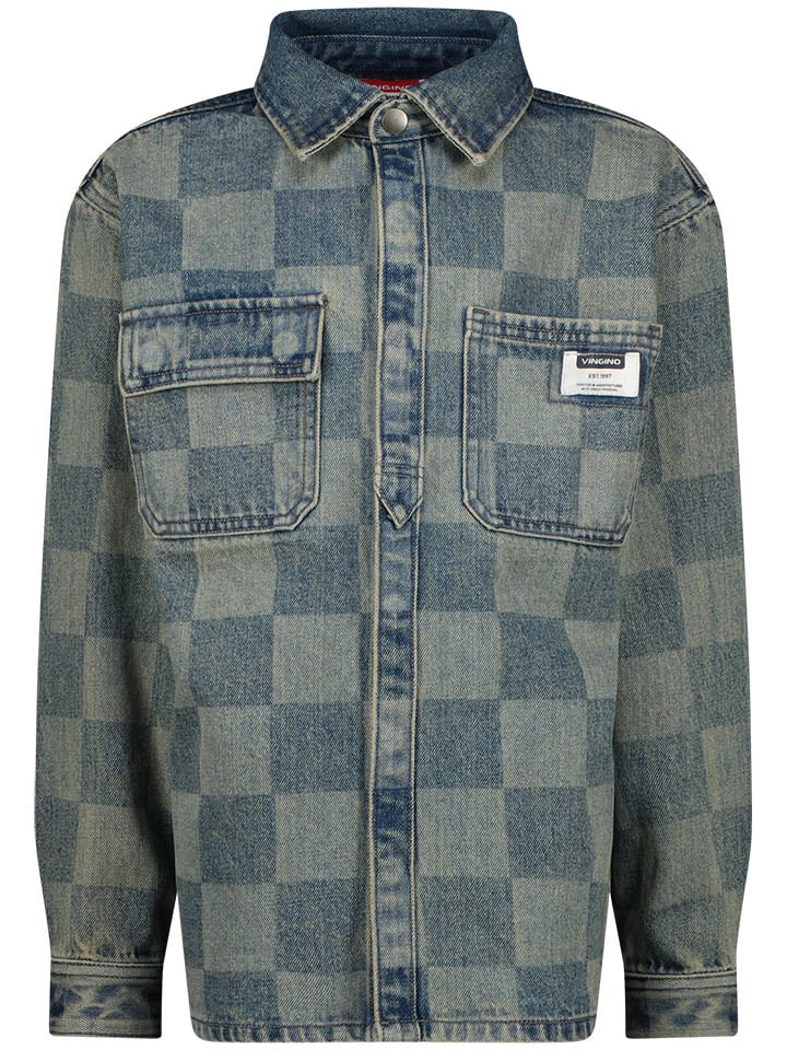 Vingino Koszula "Louis" w kolorze niebieskim rozmiar: 128