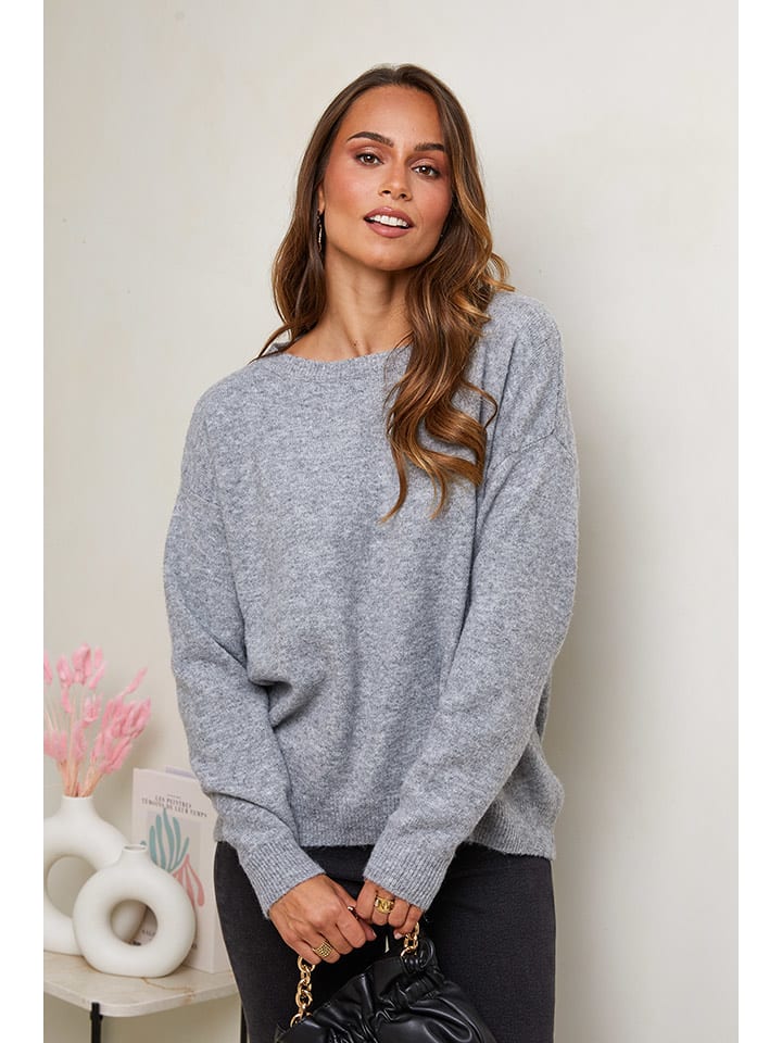 Soft Cashmere Sweter w kolorze szarym rozmiar: 38/40