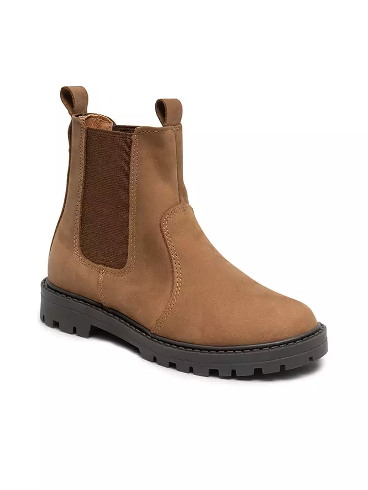 bisgaard Skórzane sztyblety w kolorze jasnobrązowym rozmiar: 28