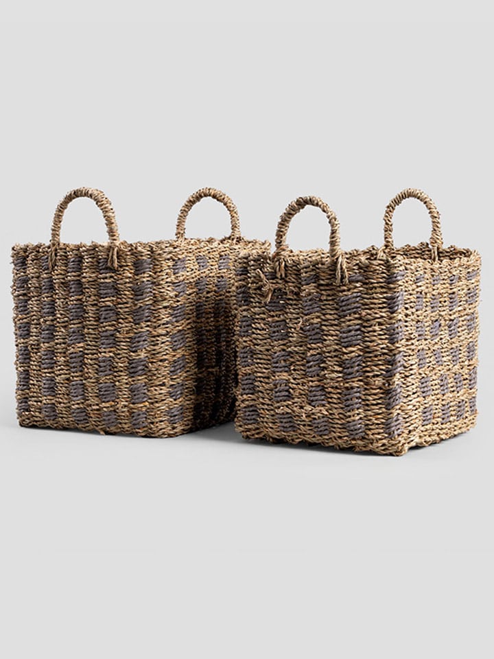 Homla Kosze (2 szt.) "Maden" w kolorze jasnobrązowym rozmiar: onesize