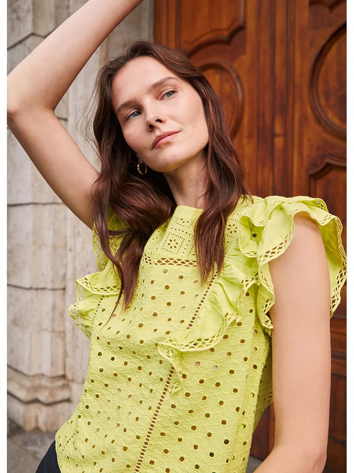 STEFANEL Bluzka w kolorze żółtym rozmiar: S