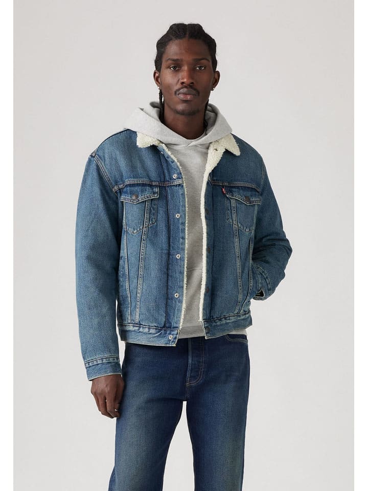 Levi's Kurtka dżinsowa w kolorze niebieskim rozmiar: M