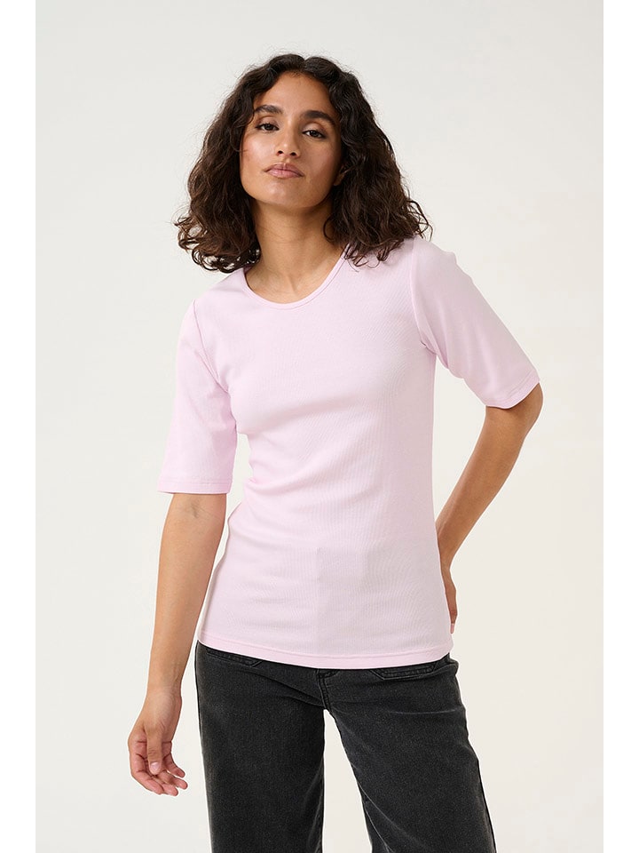 Kaffe Koszulka "Carna" w kolorze jasnoróżowym rozmiar: XXL