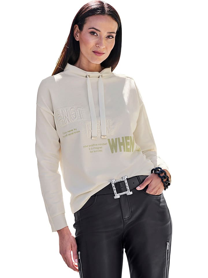 Heine Bluza w kolorze kremowym rozmiar: 46