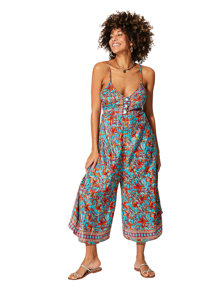 Aller Simplement Kombinezon w kolorze turkusowo-czerwonym rozmiar: 38/40