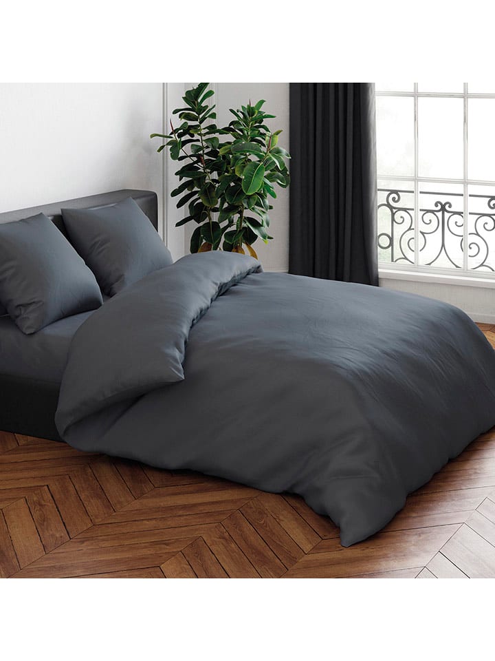 CXL by Christian Lacroix Komplet pościeli satynowej w kolorze szarym rozmiar: 260x240 cm