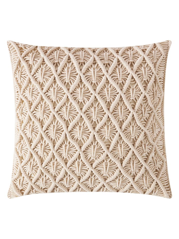 Magma Heimtex Poszewka "Mara" w kolorze beżowym na poduszkę - 40 x 40 cm rozmiar: onesize