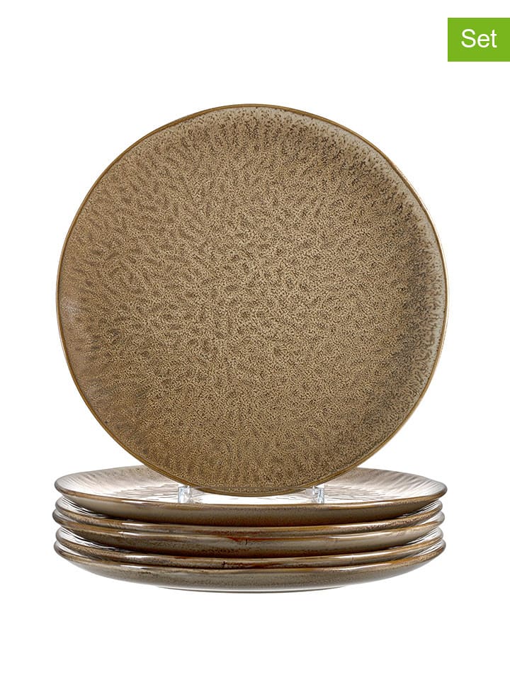 LEONARDO Talerze obiadowe (2 szt.) "Matera" w kolorze beżowym - Ø 27 cm rozmiar: onesize