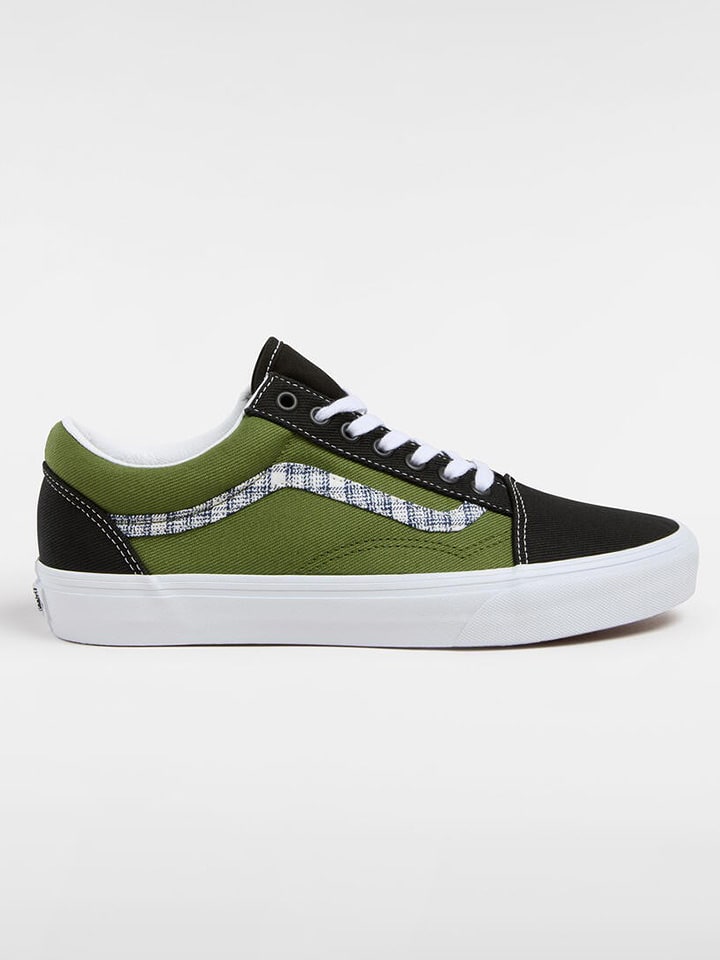 Vans Skórzane sneakersy "Old Skool" w kolorze oliwkowym rozmiar: 38,5