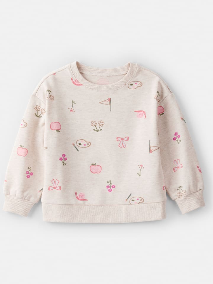 carter's Sweter w kolorze kremowo-różowym rozmiar: 104