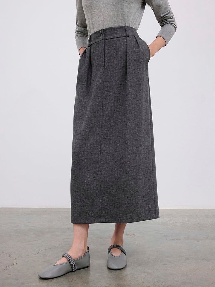 BGN Spódnica w kolorze antracytowym rozmiar: 38