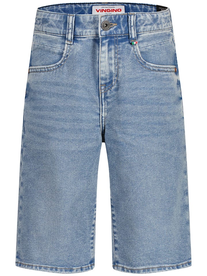 Vingino Bermudy dżinsowe w kolorze błękitnym rozmiar: 152
