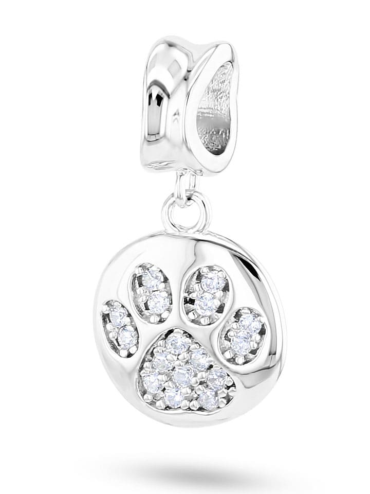 CHARM'S Srebrna zawieszka z cyrkoniami rozmiar: onesize