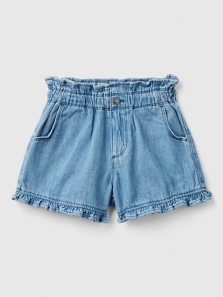 Benetton Szorty dżinsowe w kolorze błękitnym rozmiar: 82