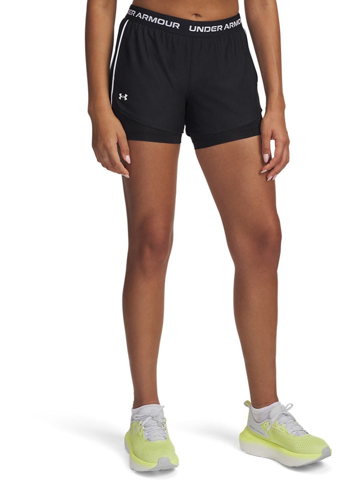 Under Armour Szorty sportowe 2w1 w kolorze czarnym rozmiar: XL