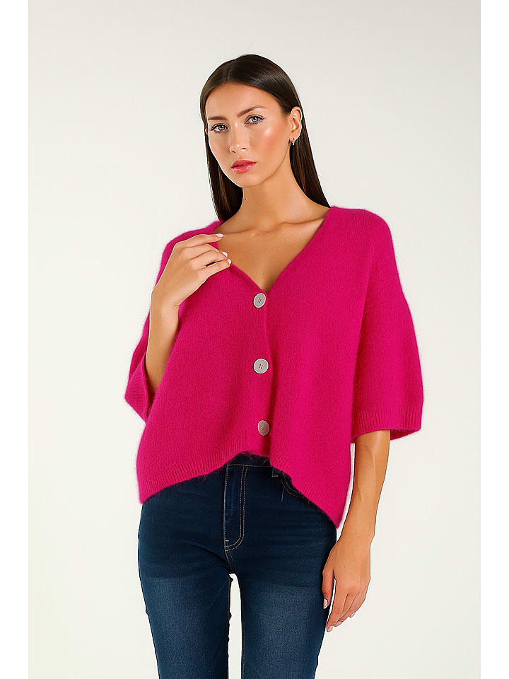 Tamba Kardigan w kolorze różowym rozmiar: 40/42