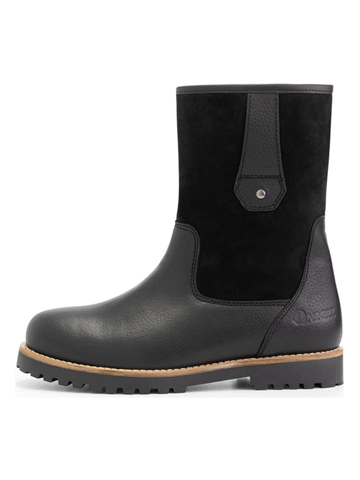 NoGRZ Skórzane botki "R.Cassels" w kolorze czarnym rozmiar: 37