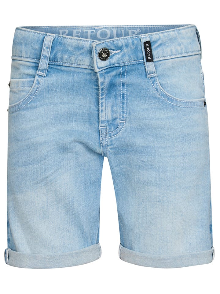 Retour Szorty dżinsowe "Brecht" w kolorze błękitnym rozmiar: 140