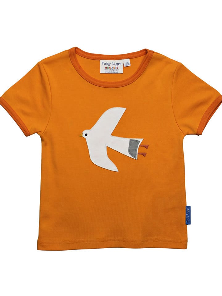 Toby Tiger Koszulka w kolorze pomarańczowym rozmiar: 104