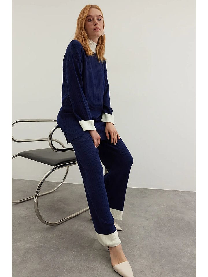 trendyol 2-częściowy zestaw w kolorze granatowym rozmiar: L/XL