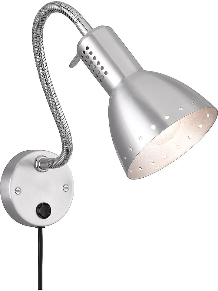 FISCHER & HONSEL Lampa ścienna w kolorze srebrnym - Ø 12 cm rozmiar: onesize