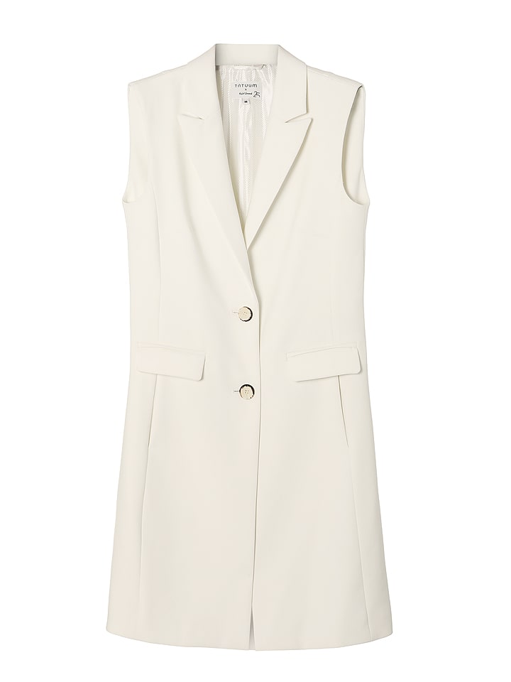 TATUUM Kamizelka w kolorze kremowym rozmiar: 34