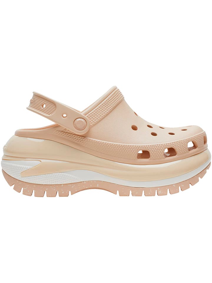 Crocs Chodaki "Classic Mega Crush" w kolorze jasnoróżowym rozmiar: 42/43