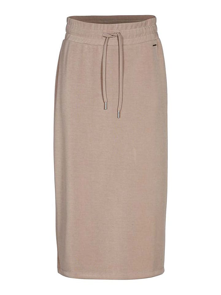 Herrlicher Spódnica dresowa w kolorze beżowym rozmiar: XS