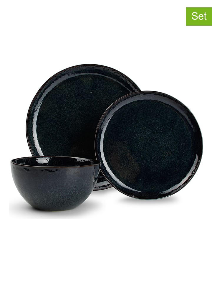 Salt and Pepper 12-częściowy zestaw "Saphir Mielo" w kolorze czarnym rozmiar: onesize