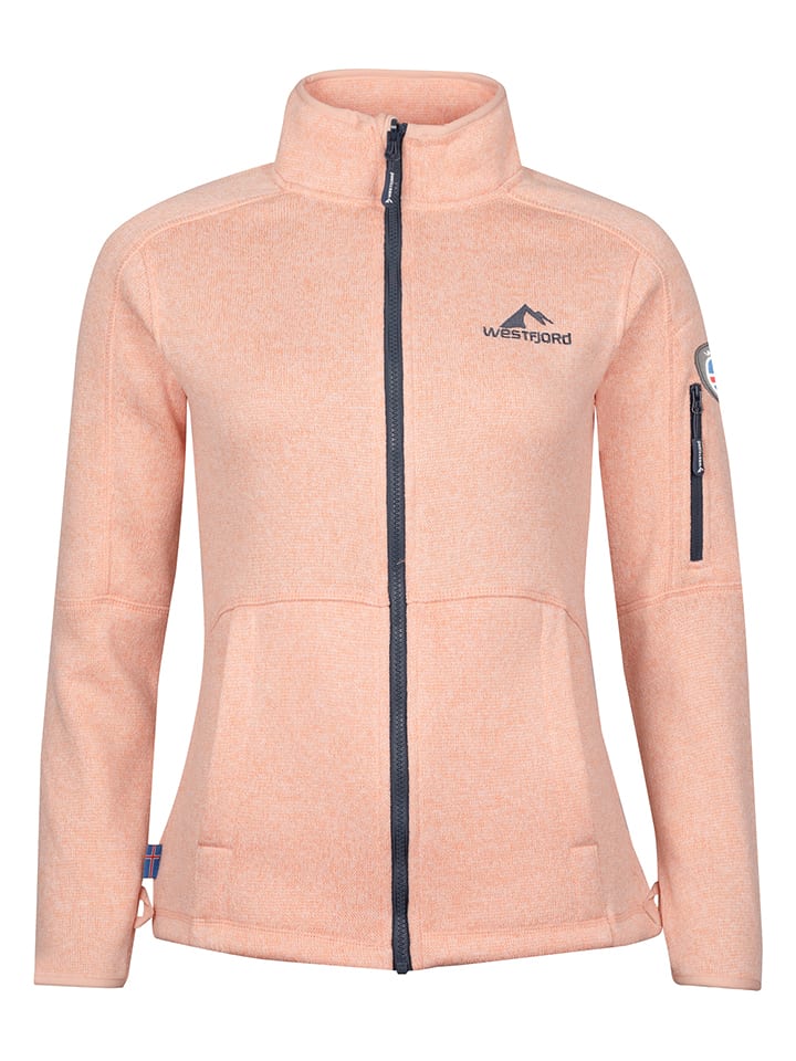 Westfjord Kurtka polarowa "Katla" w kolorze brzoskwiniowym rozmiar: XL