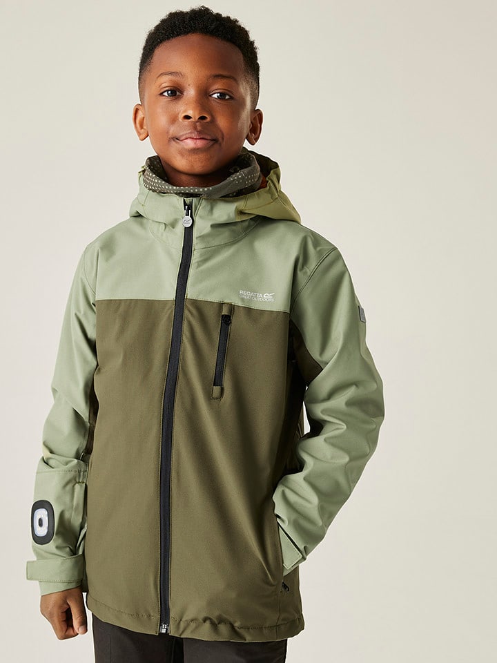 Regatta Kurtka funkcyjna 3w1 "Trekktain II" w kolorze pomarańczowo-oliwkowym rozmiar: 152