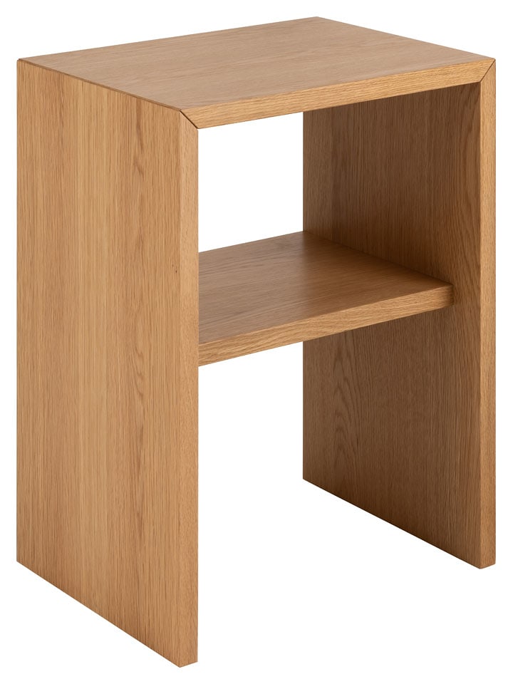 Actona Stolik nocny "Arlon" w kolorze jasnobrązowym - 45 x 60 x 35 cm rozmiar: onesize