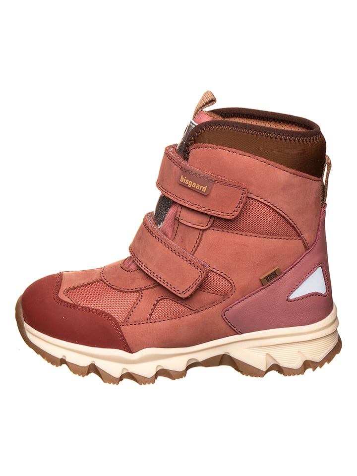 bisgaard Botki w kolorze jasnobrązowo-różowym rozmiar: 39